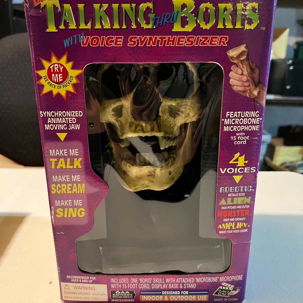 Rare Vintage Talking Boris Voice Synthesizer Toy